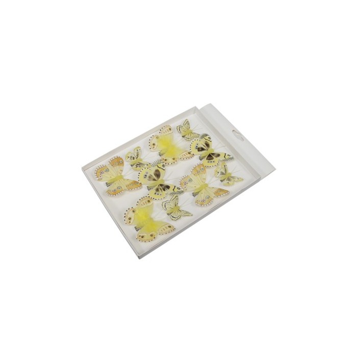 PAPALLONES CLIP GROGUES MIX 10UNI plomes