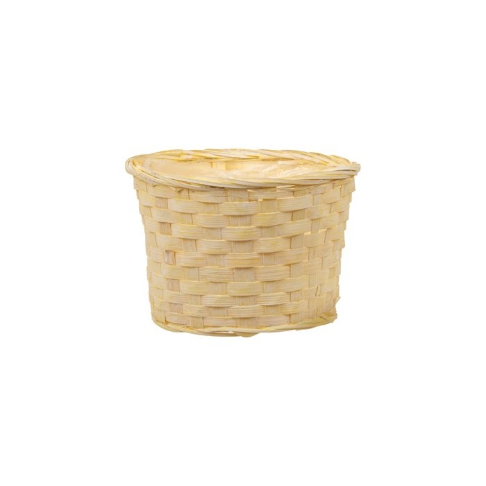 CESTA REDONDA AMARILLA D19cm