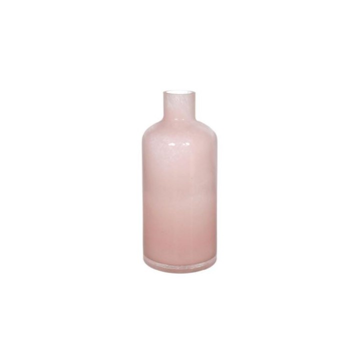 CRISTAL BOTELLA LUPIN rosa clar d11 h25cm