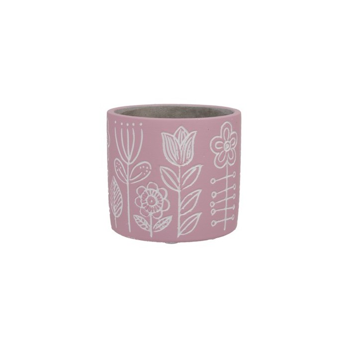 CERAMICA CIMENT FLORETES D12x11 ROSA