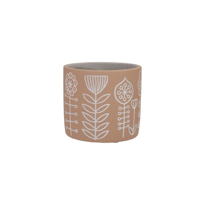 CERAMICA CIMENT FLORETES D12x11 TARONJA