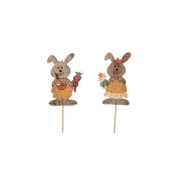 PICK FUSTA CONILLET TARONJA 2 models 7.5/8 cm 12