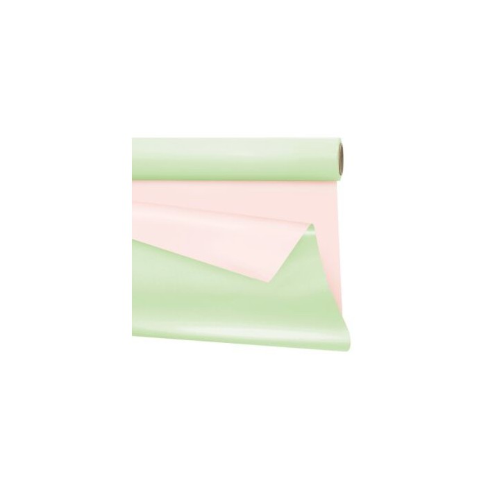 BOBINA DUO LLIS MATE VERD-ROSA 70cmx40m