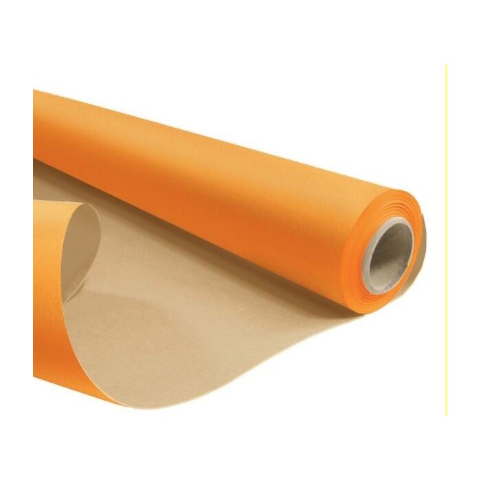 BOBINA  KRAFT ANTIHUMEDAD NARANJA 79cmX25M