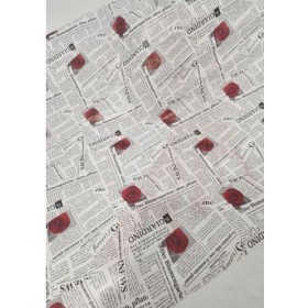 BOBINA KRAFT ANTIHUMEDAD  DIARIO ROSAS 70X50M