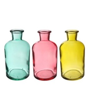 VIDRE AMPOLLA RIGA D7cm H12cm 3MIX UNI