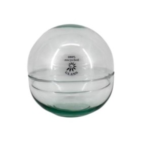CRISTAL BOLA CUPULA D15cm H15cm