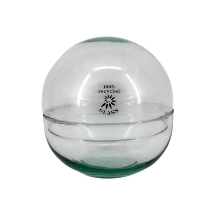 CRISTAL BOLA CUPULA D15cm H15cm