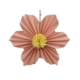 PENJOLL FLOR PAPER TARONJA Ø15cm 2 unitats