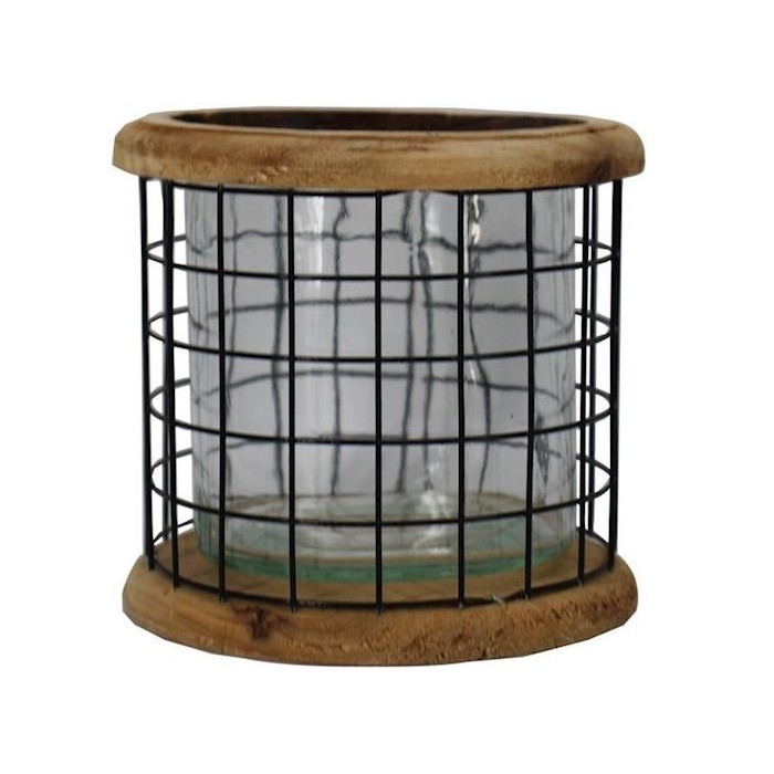 ESTRUCTURA METALICA CON CILINDRO D13 H12cm