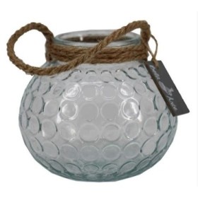 CRISTAL BOLA BURBUJAS CUERDA D8/12 H10cm