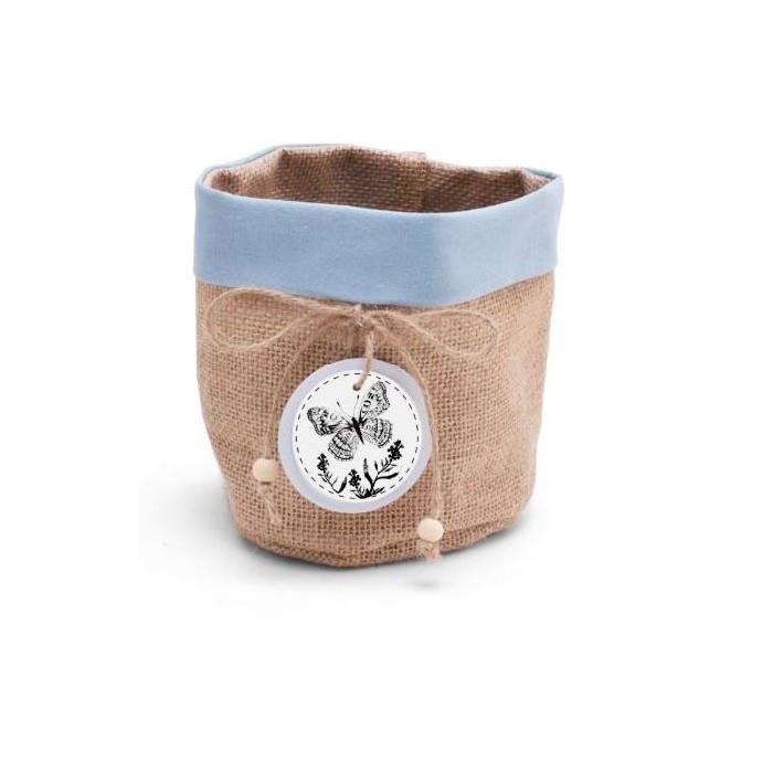 TAPATEST YUTE RIBET BLAU D13x13cm 5 UNI