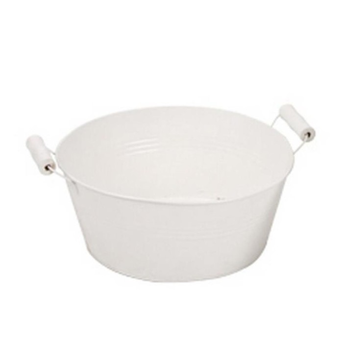 BOL ZINC CREMA ASAS MADERA D22 H 9.5