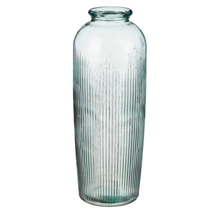 VIDRE RECICLAT GERRO ESMERALDA D30xH70cm
