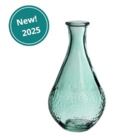 VIDRE GERRO DAHLIA ESMERALDA D9 H16CM