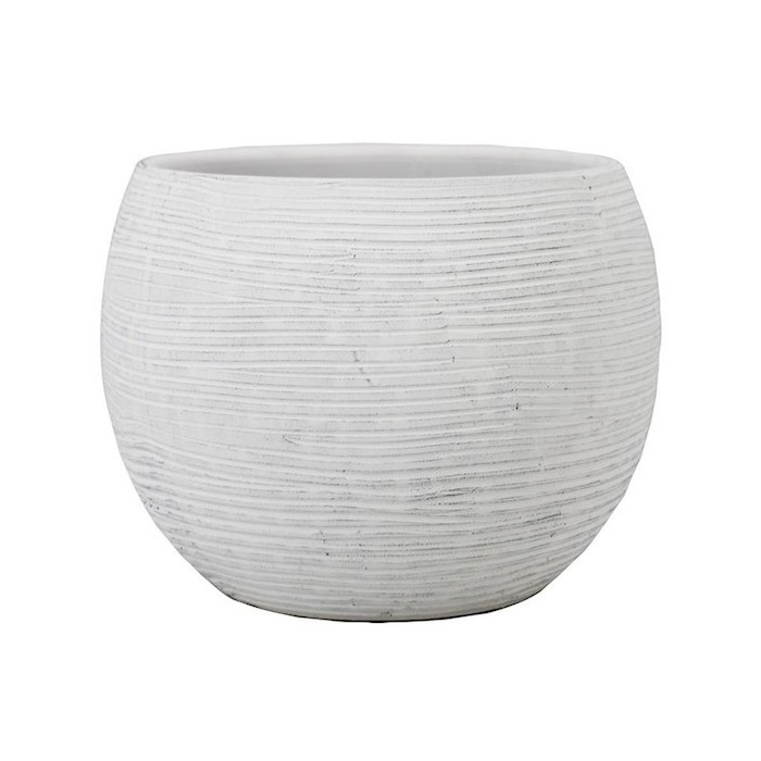 CERAMICA TROMOSO BLANCA D9/10 H8cm ES8