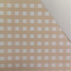 BOBINA DUO MATE VICHY HABANA CLARO 70cmX40m