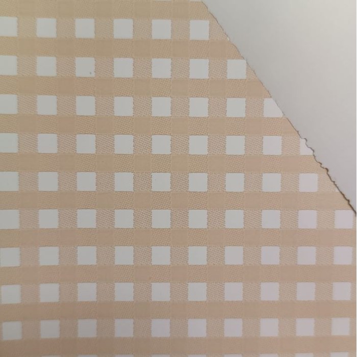 BOBINA DUO MAT VICHY HABANA CLAR 70cmX40m