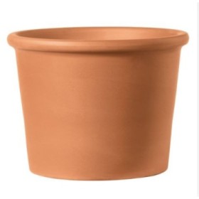 BARRO MACETA CILINDRICA D28cm