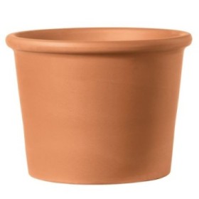 BARRO MACETA CILINDRO D38cm