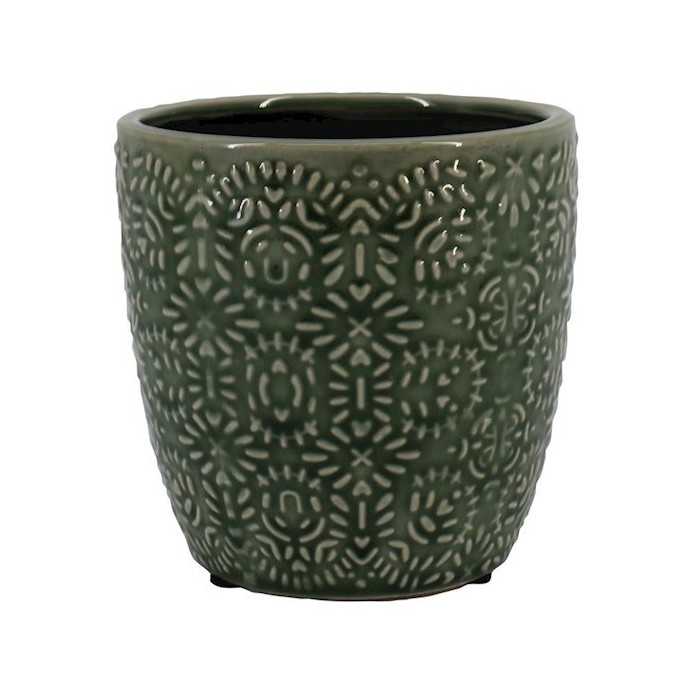 CERAMICA NAPOLS D11 H10cm VERD ES9