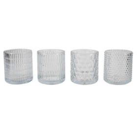 VIDRE BILBAO D8 H9cm 4MIX UNI TRANSPARENT