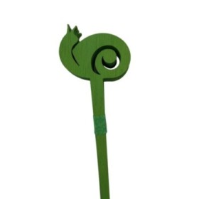 PICK CARACOL h25cm VERDE 5u