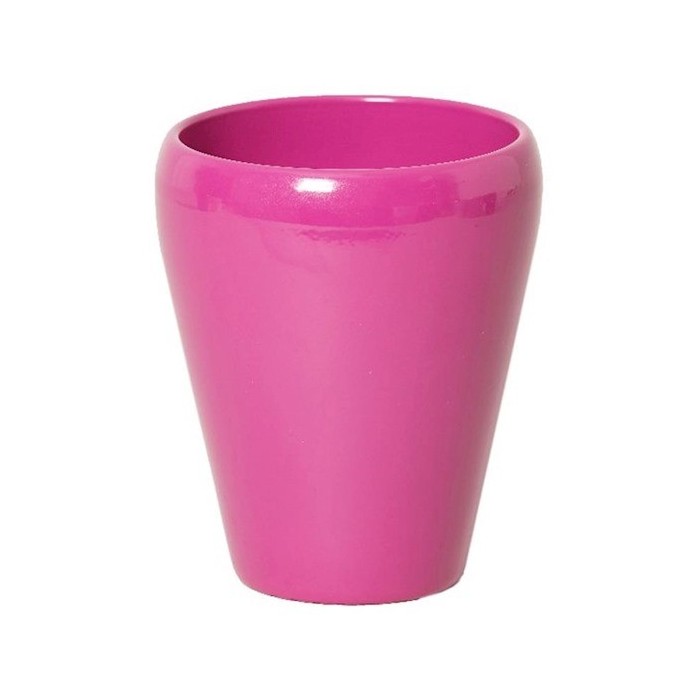 CERAMICA ORQUIDIA BASE D14 H17CM FUCSIA BRILL