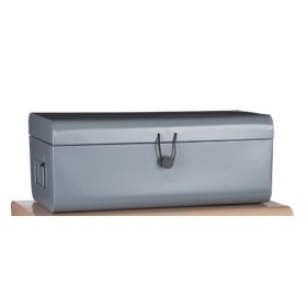 BAUL METALIC BLAU l52xw26xh20cm