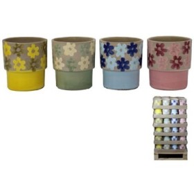 CERAMICA FLORS BLAU/VERD/GROC/ROSA ES12 UNI