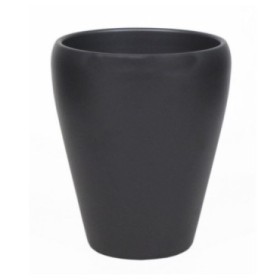 CERAMICA ORQUIDIA BASE D14 H17CM ANTRACITA MAT