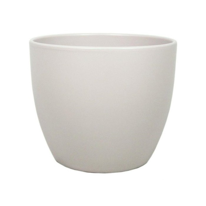 CERAMICA POT BOULE D8.5 H6,5CM TAUPE MAT ES7