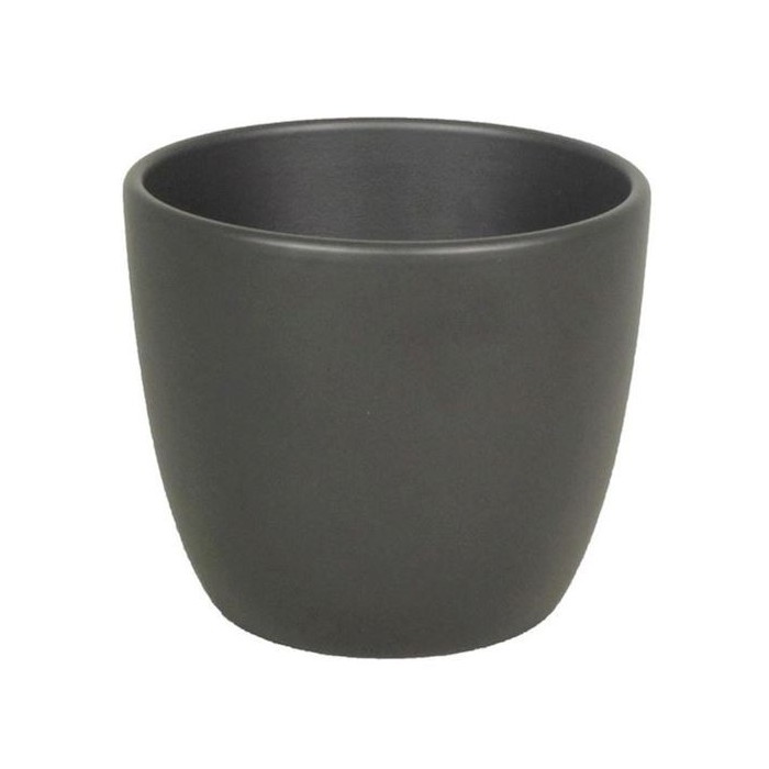 CERAMICA POT BOULE D8.5 H6.5CM ANTRACITA MAT ES7