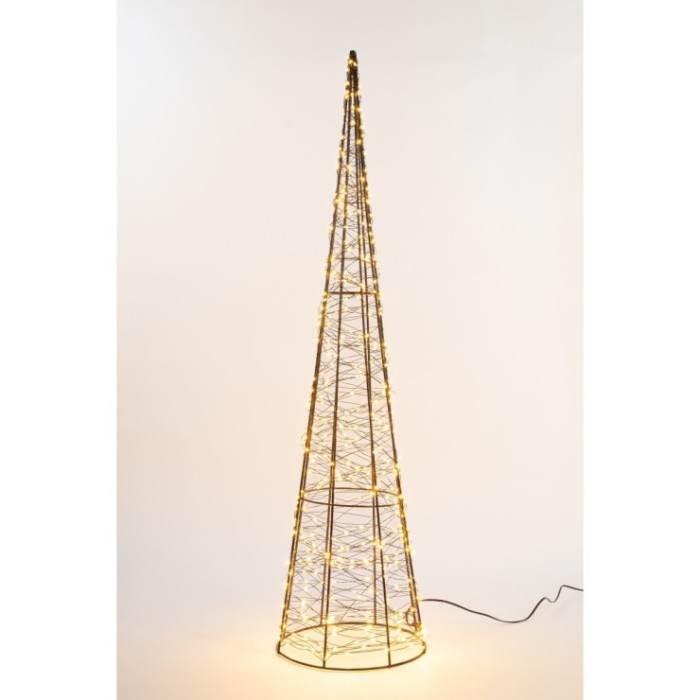 CONO 20X80CM/500LED CALID / 5M NEGRA METAL