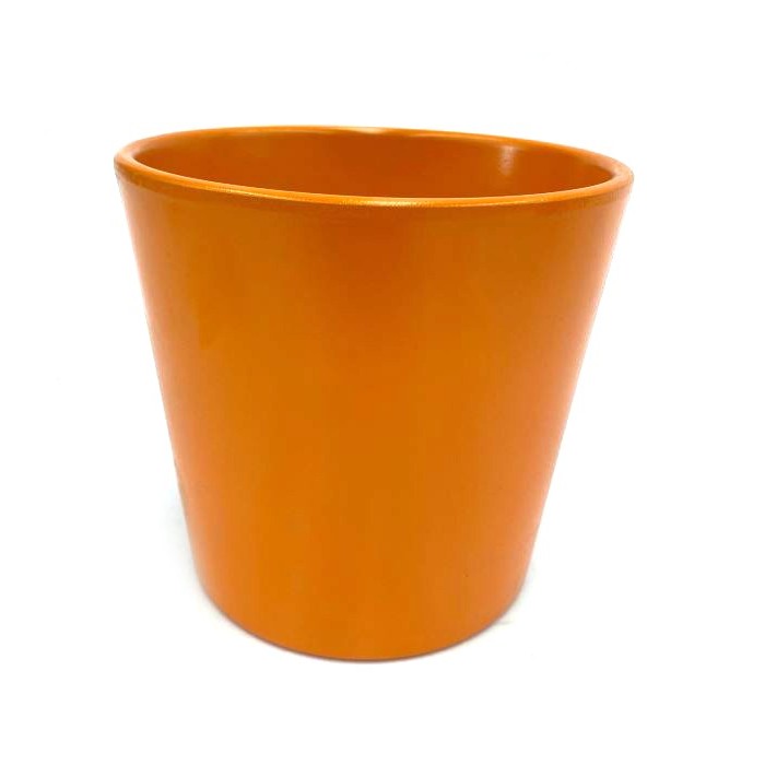 CERAMICA SUNSET TARONJA MAT D13.5 H12.5CM ES12