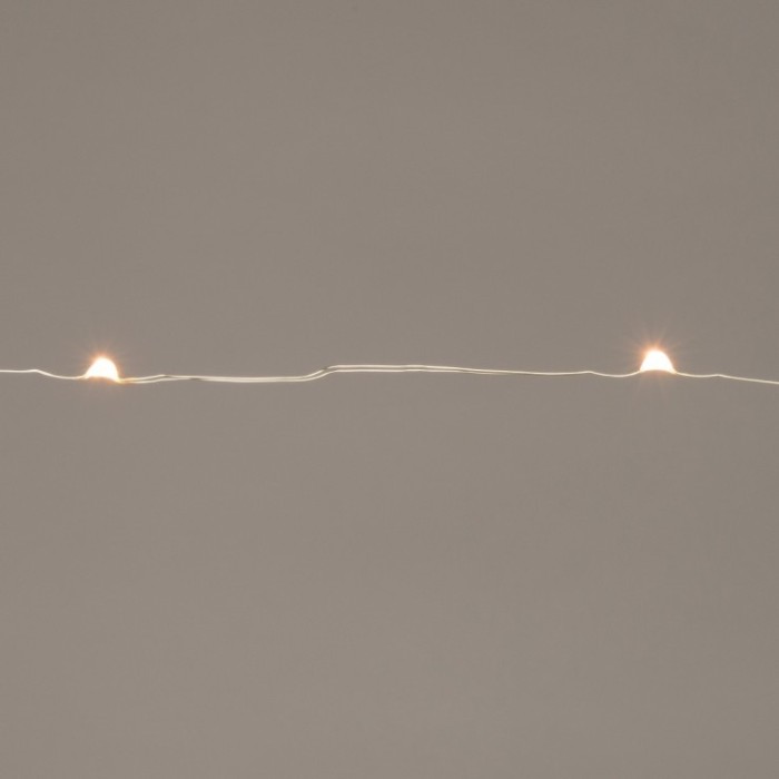 FILFERRO PLATA INT 40LEDS/2M 6/18H TIMER BL CALID