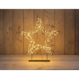 ESTRELLA 3D AMB PEU 56CMX5CM NEGRA 1200LEDS FLASH