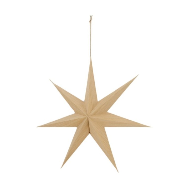 PENJ ESTRELLLA paper 59x59x11cm NATURAL FUSTA