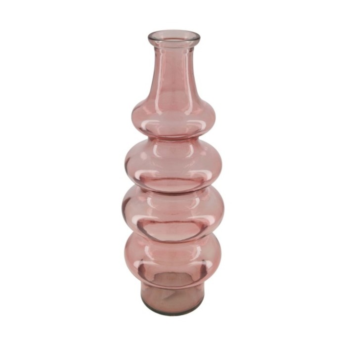 VIDRE GERRO ONDES 15x15x40cm ROSA