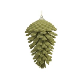 PENJ PINYA VERDA AVELLUTADA 14x8cm 2UNI