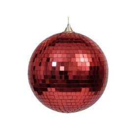 BOLA DISCO VERMELLA MATE D15cm
