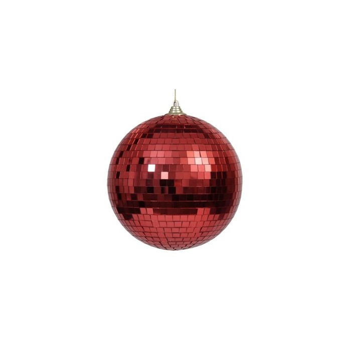BOLA DISCO VERMELLA MATE D15cm