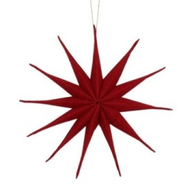 PENJ ESTRELLA FELTRE VERMELLA 30x7x30cm
