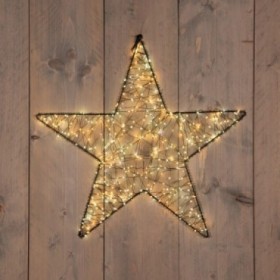 ESTRELLA COLGAR FLASH 56CM/500LED CALIDA7BLANCA