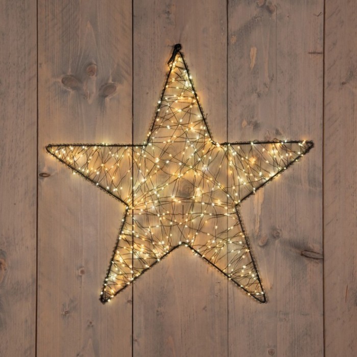 ESTRELLA COLGAR FLASH 56CM/500LED CALIDA7BLANCA