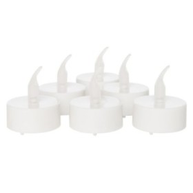 LED TEALIGHT 6pc FLAMA GROGA LED