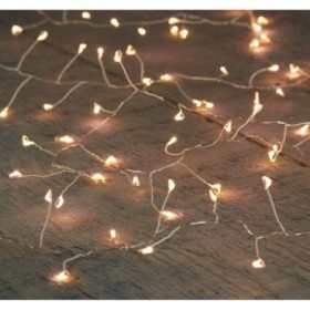 SILVER WIRE IVY 100L/2.25M LED WARM WHITE - 4MTR