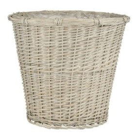 CESTA MIMBRE GRIS - D55cmxH48cm