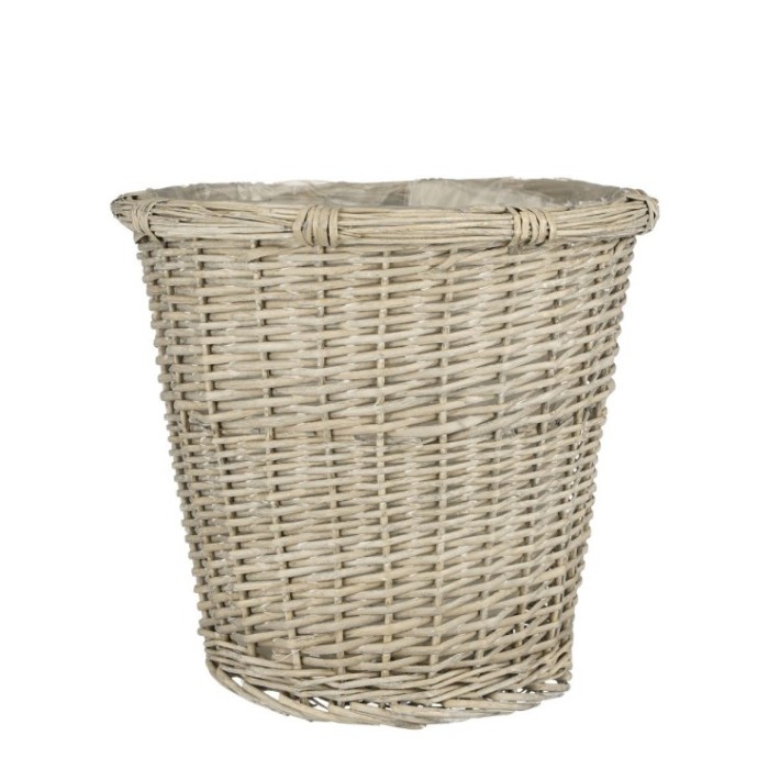 CESTA MIMBRE GRIS - D45cmxH39cm