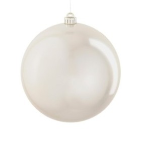 BOLA CREMA PERLADO - d20cm PLASTICO